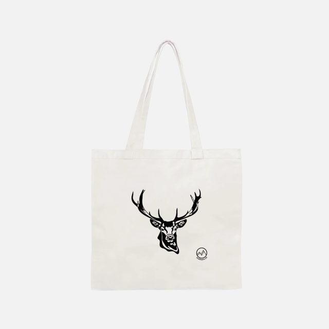 Baumwoll-Tragetasche mit Wildmotiv